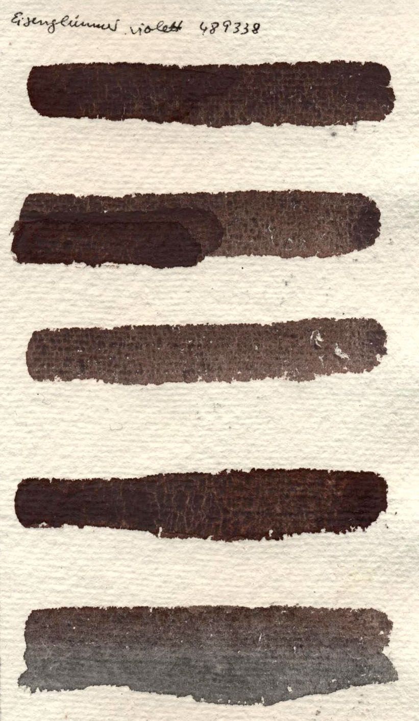 Kremer akvarel - Iron Glimmer Fialová (plast, 3 x 1,8 x 1 cm)